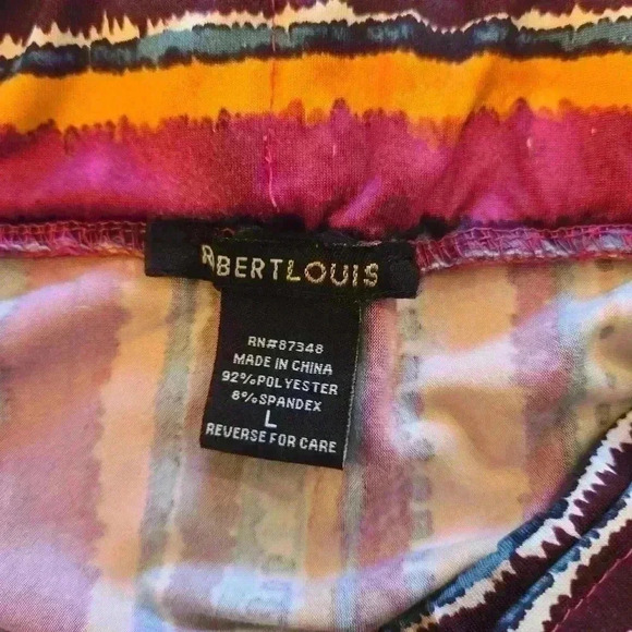 Robert Louis Womens Long Pink Multicolored Maxi Skirt Size Large - Picture 7 of 7